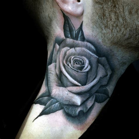 rose tattoo for men|realistic rose tattoo for men.